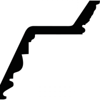 Карниз из полиуретана 1.50.137 Европласт - Плинтус потолочный с рисунком