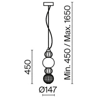 Подвесной светильник Maytoni Collar 220-240V IP20 3000K P069PL-L17G3K