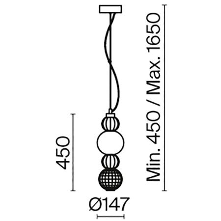 Подвесной светильник Maytoni Collar 220-240V IP20 3000K P069PL-L17G3K