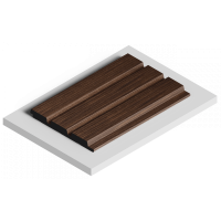 Стеновая панель из дюрополимера HIWOOD LV124 BR396 - 3D Панель