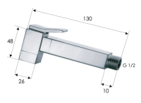 Гигиенический душ Remer 332OSNO, черный матовый 332OSNO
