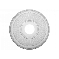Розетка потолочная с рисунком  1.56.047 из полиуретана Европласт - Орнаментальная розетка