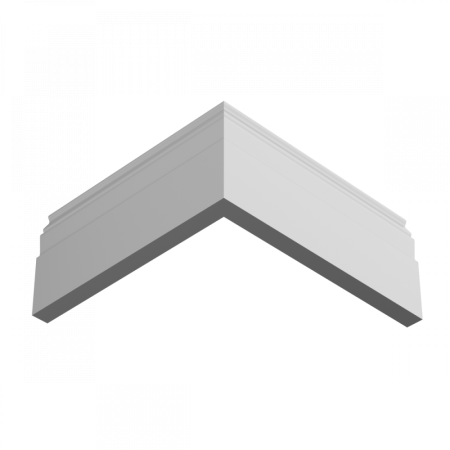 Плинтус напольный из ЛДФ Ultrawood арт. Base 0022 i (2000 x 80 x 12 мм.)