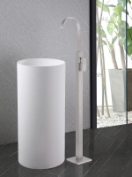 Смеситель ABBER Wasserfall AF8640SP напольный для раковины, сатин