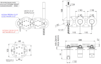 Смеситель для душа Remer Metrica MC97D2P MC97D2P