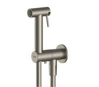 Гигиенический комплект с запорным вентилем Remer X Style INOX SS338M332ON, нержавеющая сталь SS338M332ON