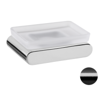 Мыльница Remer Lounge LN10CFP, черный брашированный хром LN10CFP