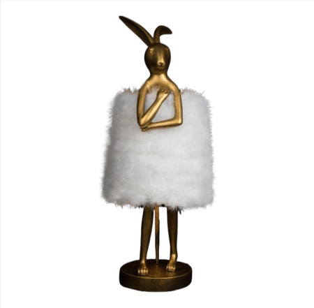Настольная лампа LOFT IT Lapine 10315/B White fluff