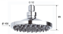 Верхний душ с шарнирным соединением 15 см Remer 359R15X 359R15X