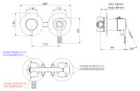Смеситель для душа Remer Atelier AL93ZP AL93ZP
