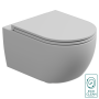 Чаша подвесного унитаза со смывом Eco Clean (торнадо) GSG Ceramic Design Like LKWCSOEC001, белый матовый LKWCSOEC001