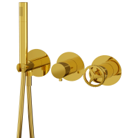 Смеситель для душа Remer Chrono CH97D3PDO, золото глянцевое CH97D3PDO