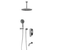 A175868 Встраиваемый комплект для ванны с верхней душевой насадкой, лейкой и изливом