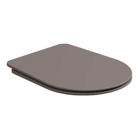 Крышка с сиденьем для подвесного унитаза с микролифтом GSG Ceramic Design Hit! HICOPRSLTICR029, Tortora Matt HICOPRSLTICR029