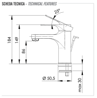 Смеситель для раковины Remer Class Line L10 L10