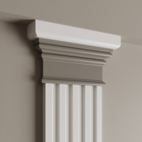 Декоративный элемент верхний из ЛДФ Ultrawood  D 4100 (195x89x30)