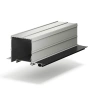 Профиль алюминиевый теневой для штор Laconistiq Roll-Box Черный муар 57/1-31-270 3000×79,6×37,2