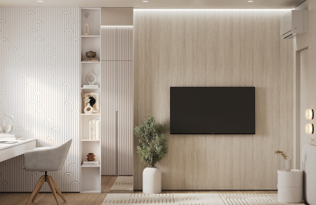 Профиль алюминиевый теневой под покраску с подсветкой Decaro D006 2000×75×70
