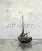 Картина: Jacob Maris, Fishing boat