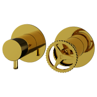 Смеситель для душа Remer Chrono CH93ZPDO, золото глянцевое CH93ZPDO