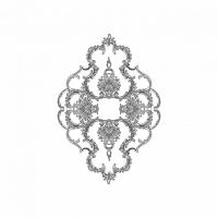 Розетка RODECOR 87023rc потолочная из полимерного гипса - Готовое решение Rodecor из элементов