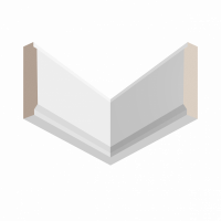 Наличник из ЛДФ Ultrawood  N 1096 (2440 х 95 х 20)