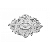 Розетка потолочная с рисунком  1.56.029 из полиуретана Европласт - Орнаментальная розетка