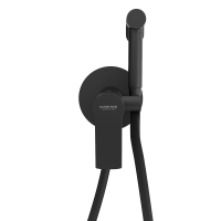 Гигиенический душ со смесителем Mariani Kali B14185KLW, черный матовый B14185KLW