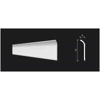 Карниз из дюрополимера DD523 Decor-Dizayn - Плинтус потолочный