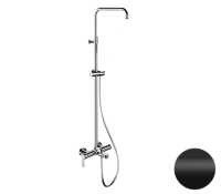 Душевая система с изливом Remer Energy EY34ASSDNO, черный матовый EY34ASSDNO