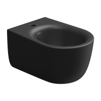 Биде подвесное GSG Ceramic Design Hit! HIBISO003, черный матовый HIBISO003