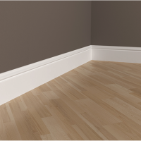 Плинтус напольный из полиуретана 1.53.108 Европласт