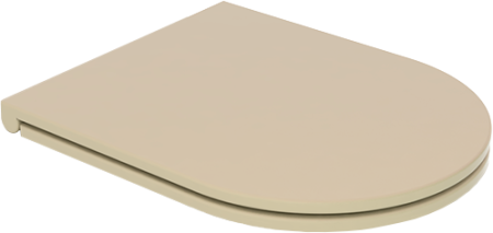 Крышка с сиденьем для подвесного унитаза с микролифтом GSG Ceramic Design Like LKCOPRSLTICR016, медовый LKCOPRSLTICR016
