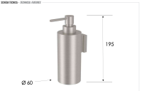 Дозатор настенный Remer INOX SSXI13, нержавеющая сталь SSXI13