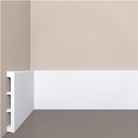 Напольный плинтус Bello Deco П28 120-15 из XPS Polymer