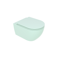 Чаша подвесного унитаза со смывом Smart Clean GSG Ceramic Design Like LKWCSO024, бирюзовый глянцевый LKWCSO024