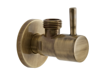 Запорный вентиль 1/2*1/2 Remer 128L1212VO, состаренная латунь 128L1212VO