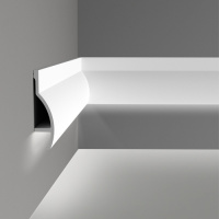 C372 Карниз гибкий для подсветки Orac Decor из полиуретана - Плинтус потолочный