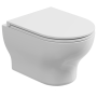 Комплект: Подвесной унитаз с крышкой и креплением GSG Ceramic Design Speed SPWCSO000+SPCOPRSLTICR000+ACS40EX, белый глянцевый SPWCSO000+SPCOPRSLTICR000+ACS40EX