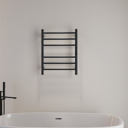 Полотенцесушитель электрический ABBER Standard AH4606MB черный матовый