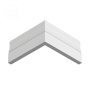 Плинтус напольный из ЛДФ Ultrawood  Base 0015 (2440 x 127 x 19 мм.)