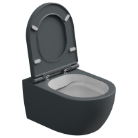Чаша подвесного унитаза биколор GSG Ceramic Design Like LKWCSOBI000/028, White/Ebano Matt LKWCSOBI000/028
