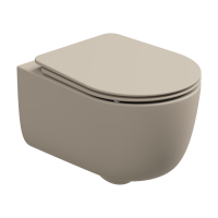 Чаша подвесного унитаза со смывом Smart Clean GSG Ceramic Design Hit! HIWCSO034, Sabbia Matt HIWCSO034