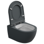 Чаша подвесного унитаза биколор GSG Ceramic Design Like LKWCSOBI000/028, White/Ebano Matt LKWCSOBI000/028