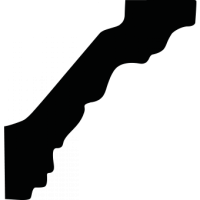 Карниз из полиуретана 1.50.187 Европласт - Плинтус потолочный с рисунком