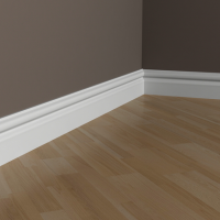 Плинтус напольный из полиуретана 1.53.109 Европласт