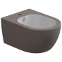 Биде подвесное биколор GSG Ceramic Design Like LKBISOBI000/029, White/Tortora Matt LKBISOBI000/029