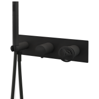 Смеситель для душа Remer Chrono CH97D3NO, черный матовый CH97D3NO