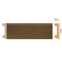 Плинтус напольный  D234-88 ШК/15