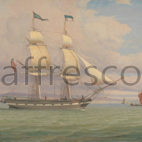 Картина: William Clark, The English Brig Norval before the Wind